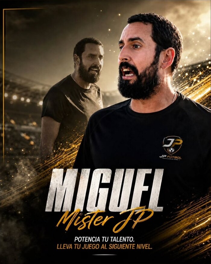 Miguel, entrenador de JP Fútbol